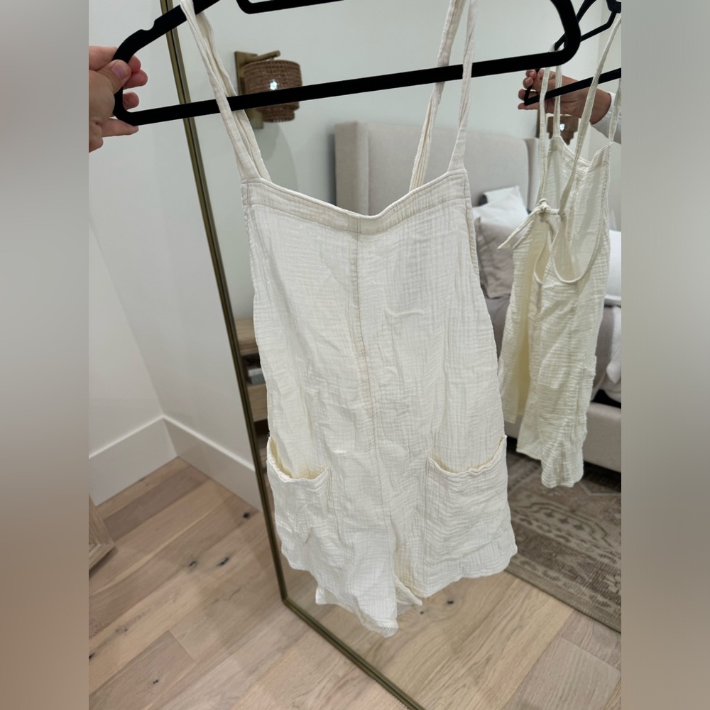 Romper swim cover up